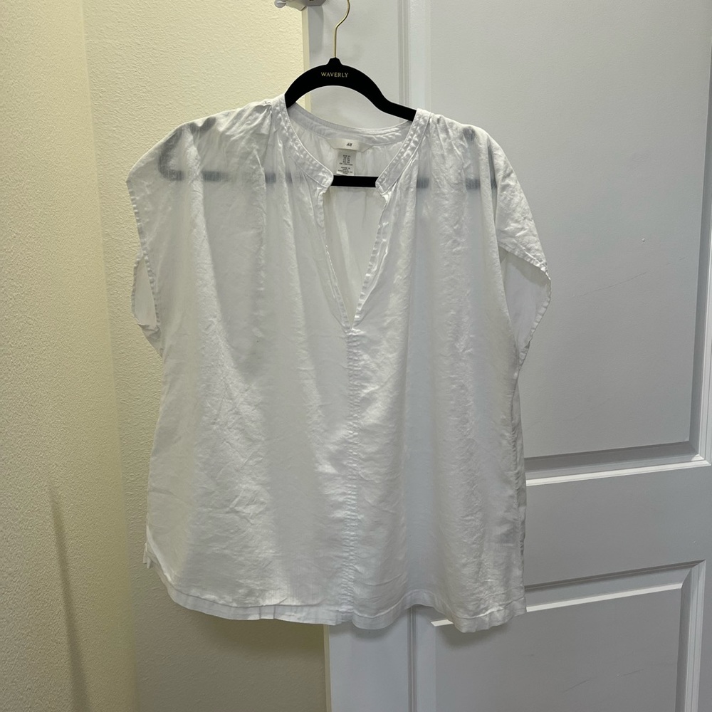 H& M - blouse - white - extra large